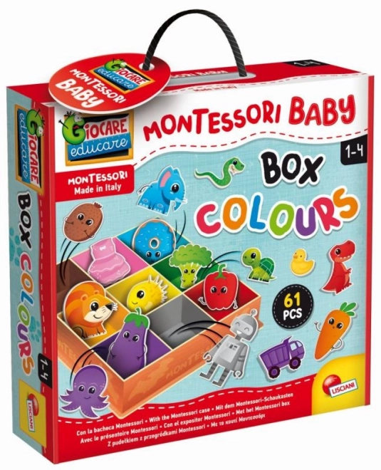 Montessori scatola dei colori per bambini