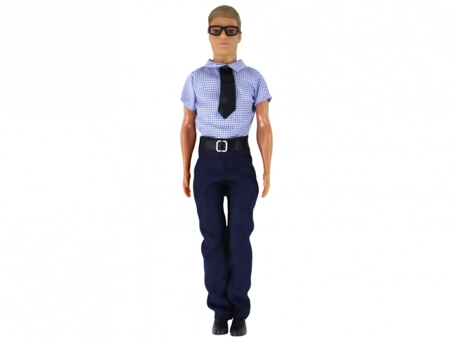 Bambola Uomo Kevin in Abito Elegante Camicia Blu