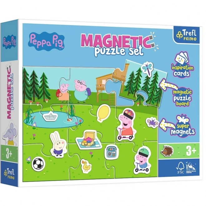 Set magnetico puzzle Peppa Pig