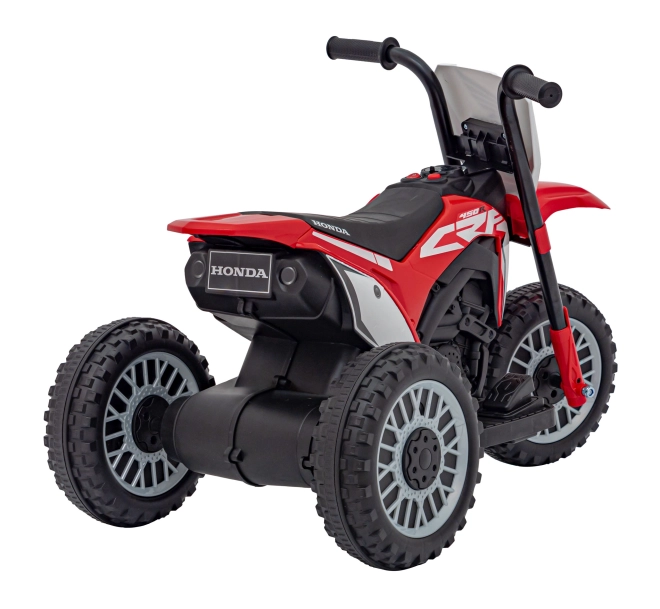 Moto elettrico per bambini Honda CRF 450R rosso con clacson e battistrada in gomma – rosso