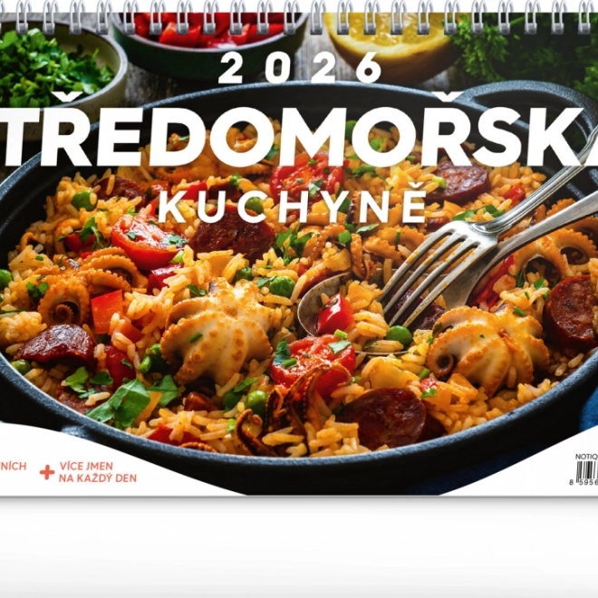 Calendario da tavolo Cucina Mediterranea 2026