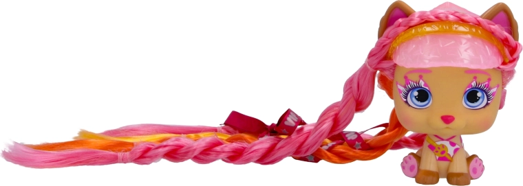 Capelli lunghi colorati per acconciature creative