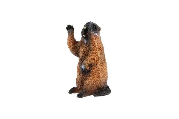 Marmotta dei boschi in plastica 6cm in sacchetto