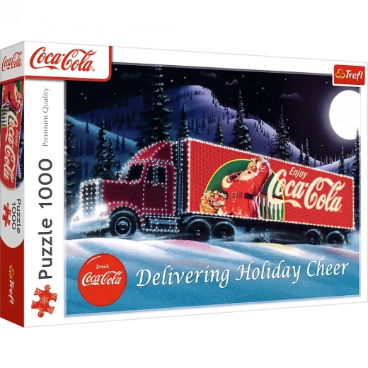 Puzzle 1000 pezzi XMAS COCA-COLA Camion di Natale