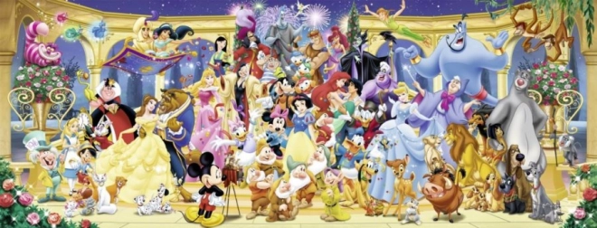 Puzzle panoramico Disney Famiglia 1000 pezzi