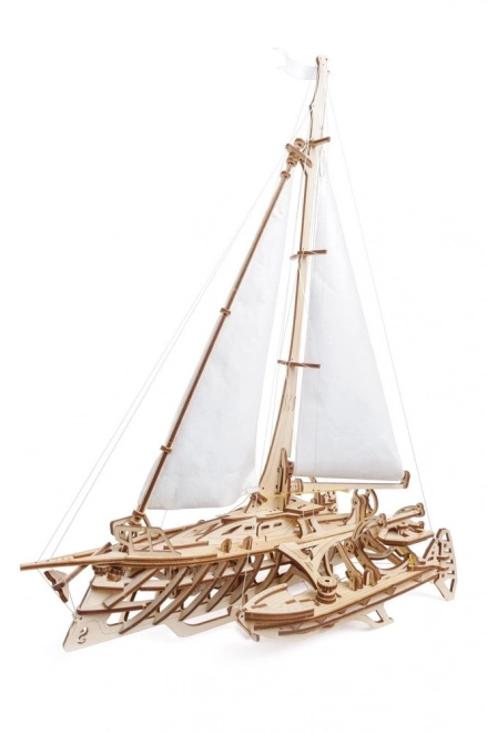 Ugears puzzle 3D Trimaran Merihobus