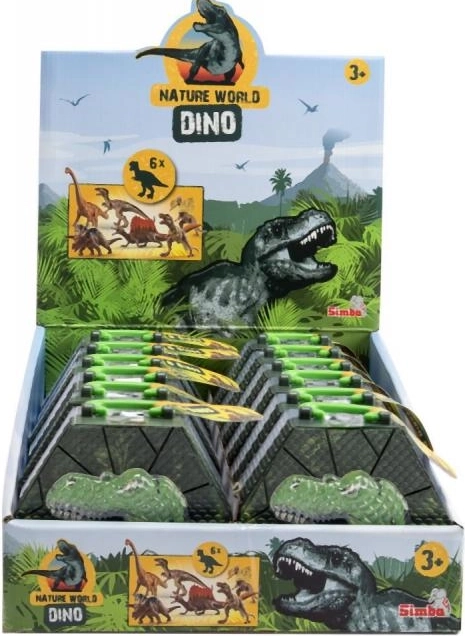 Figurine dinosauri 8-9 cm, set 6 pz