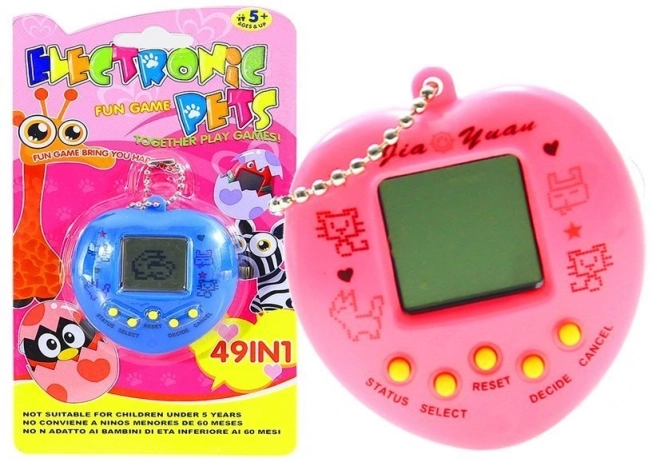 Animale Elettronico Cuore Rosa Tamagotchi