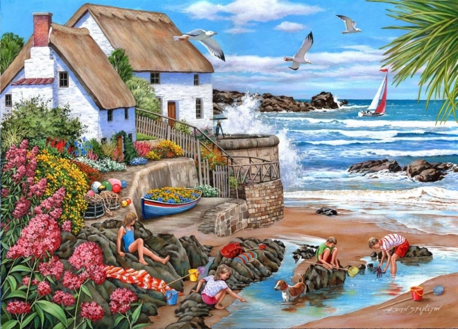 Puzzle Casa sulla costa 1000 pezzi