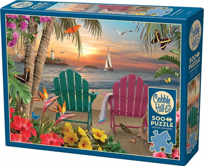 Puzzle Paradiso su Isola 500 Pezzi