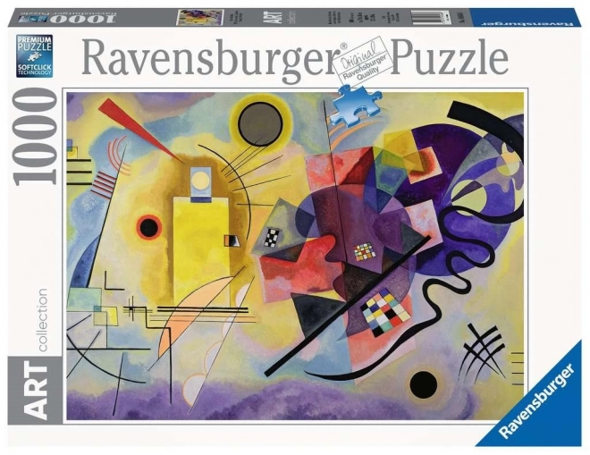 Puzzle Art Collection Žlutá, Červená, Modrá 1000 Pezzi