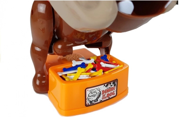 Ossa colorate e ciotola “Beware of the Dog”