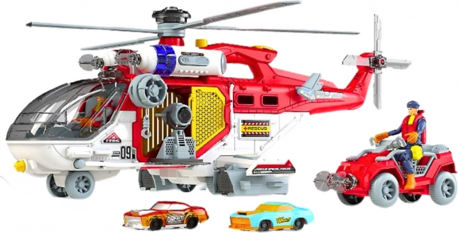 Elicottero di salvataggio multifunzionale con accessori