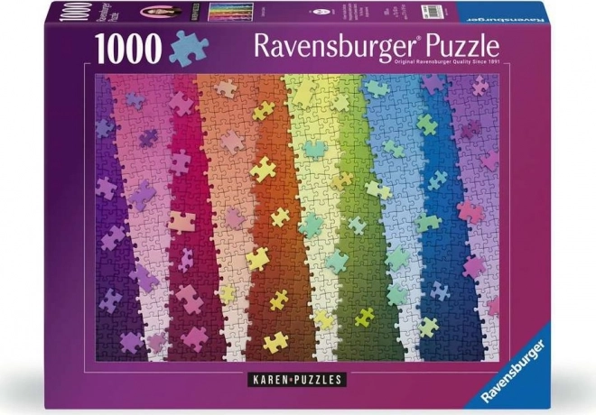 Puzzle Ravensburger Karen: Colori su Colori 1000 pezzi