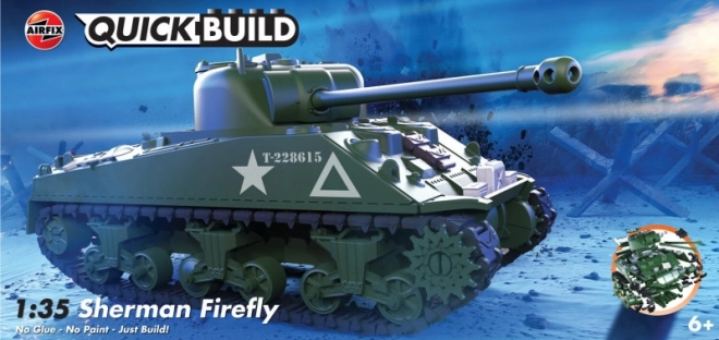 Modello plastico Quickbuild Sherman Firefly