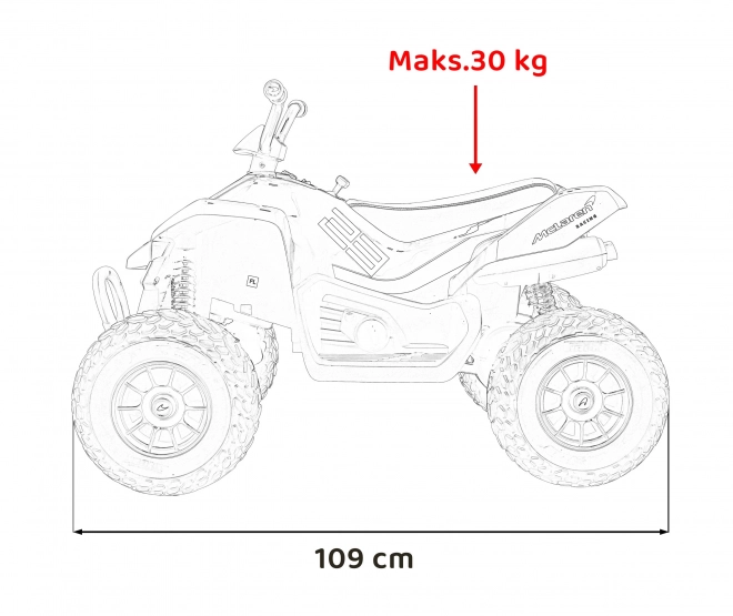 Mclaren Racing MCL 35 Quad arancione