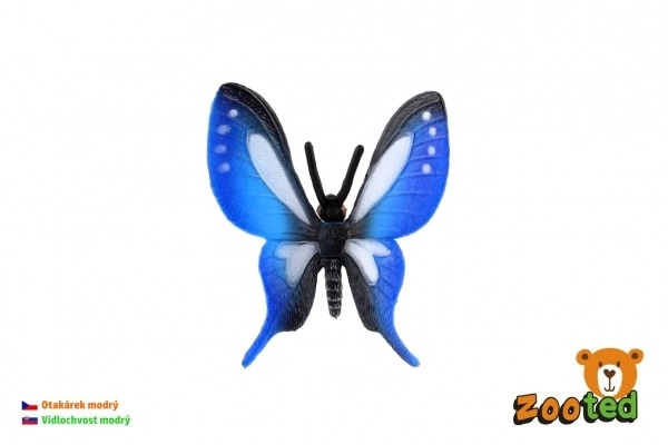 Farfalla tropicale Papilio in plastica