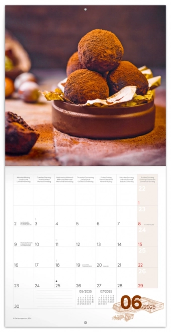 Calendario Note Cioccolato Profumato 2025