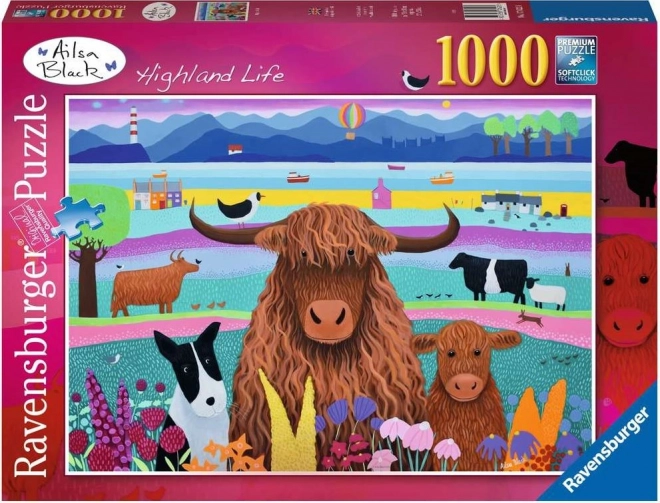 Puzzle Vita negli Altipiani RAVENSBURGER 1000 pezzi