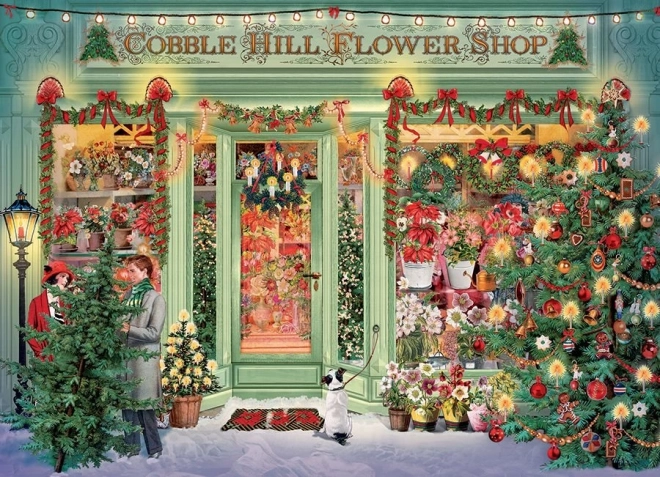 Puzzle Fiori di Natale COBBLE HILL 1000 Pezzi