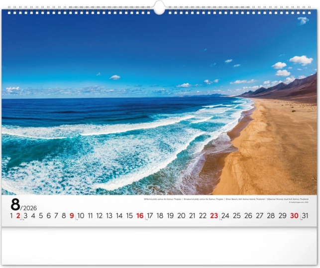 Calendario da parete Mare 2026