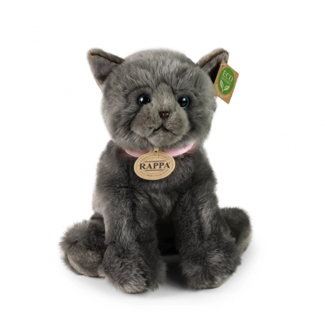 Gatto di peluche grigio ECO-FRIENDLY 25 cm