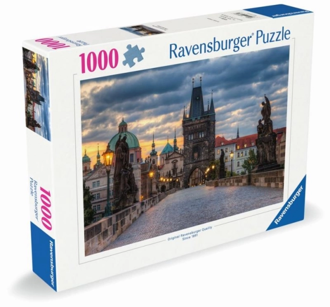 Puzzle Ravensburger Praga: Passeggiata sul Ponte Carlo 1000 pezzi