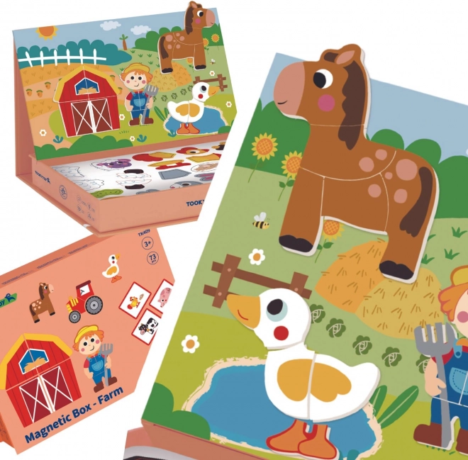 Puzzle Magnetico Fattoria Tooky Toy