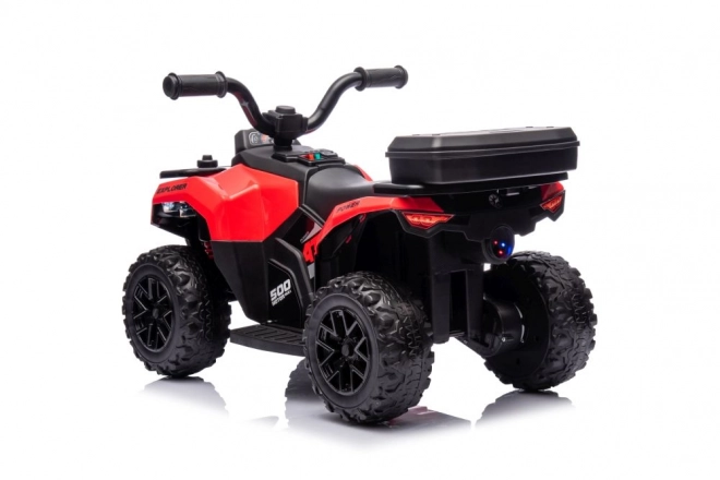 Quad elettrico rosso per bambini