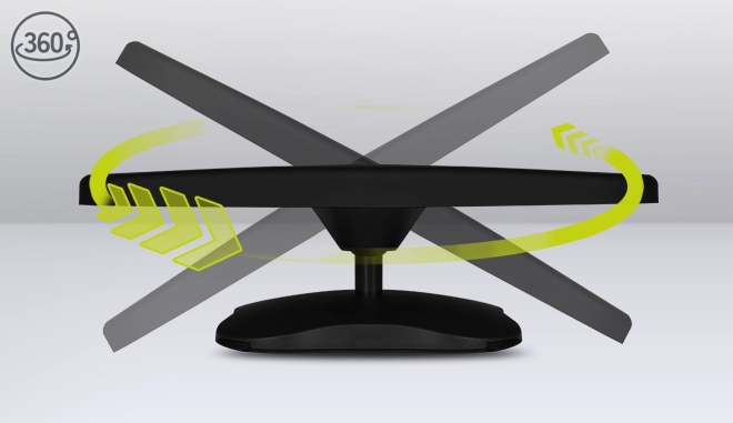 Specchietto per monitoraggio bambino Lionelo Sett Black Carbon