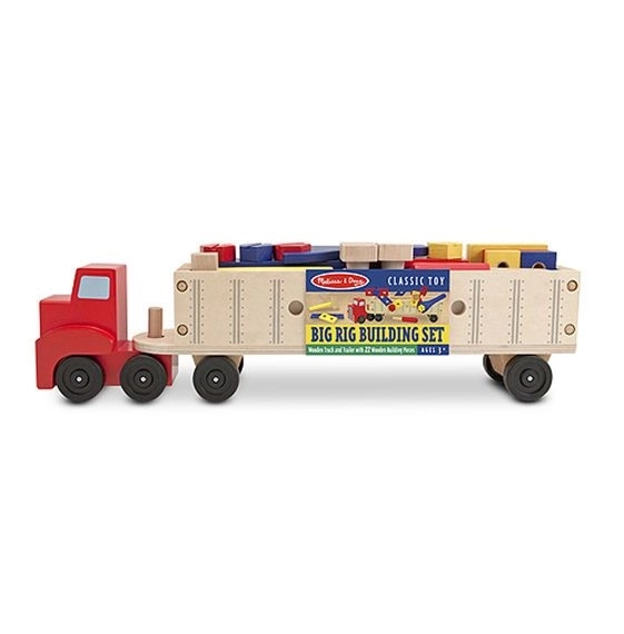 Camion dei attrezzi in legno per bambini