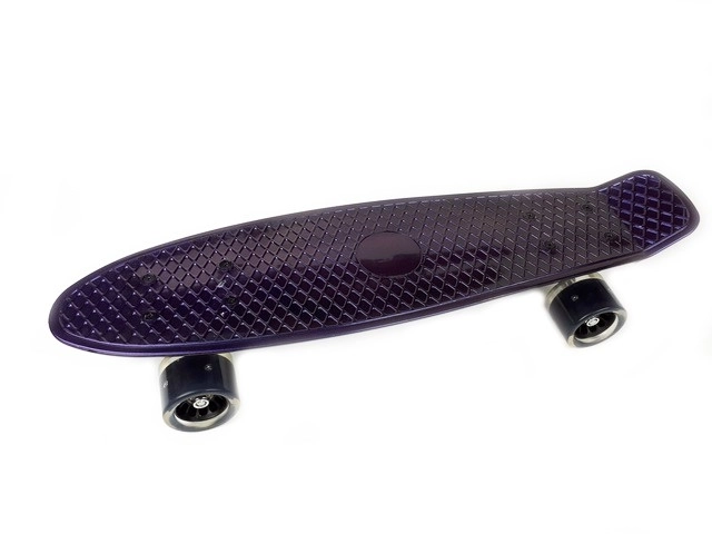 Skateboard con ruote luminose