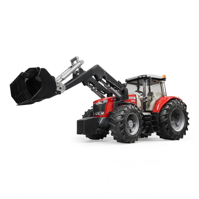 Trattore Bruder Massey Ferguson con caricatore frontale