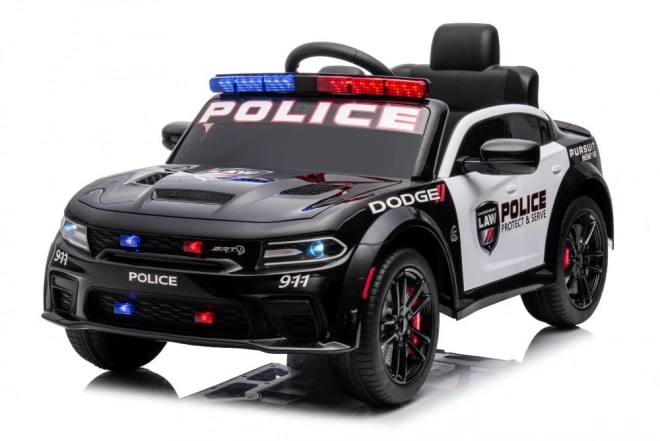 Auto a batteria Dodge Charger della polizia nero