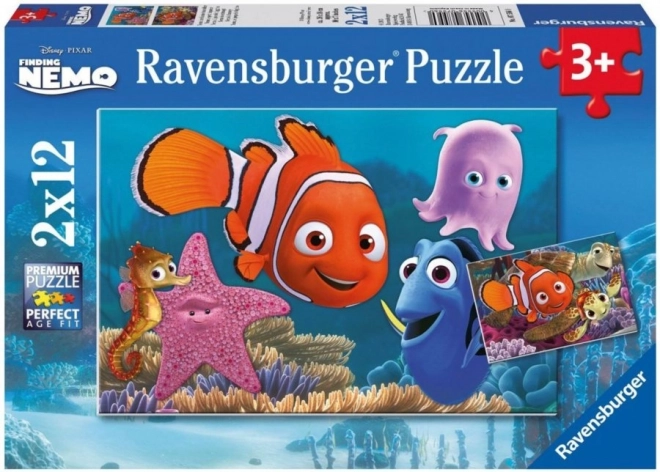 Puzzle Alla Ricerca di Nemo 2x12 pezzi