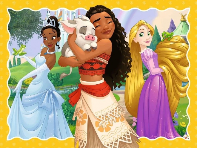 Puzzle principesse Disney 4 in 1