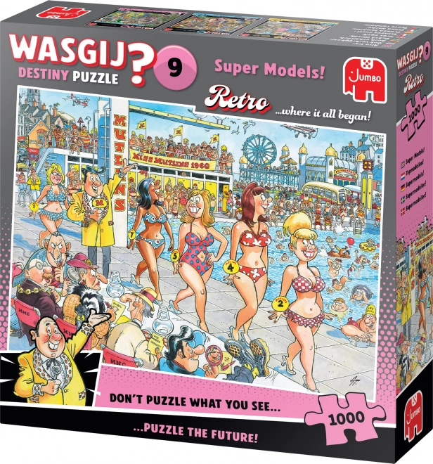 Wasgij Destiny 9: Puzzle Super Modelle 1000 Pezzi