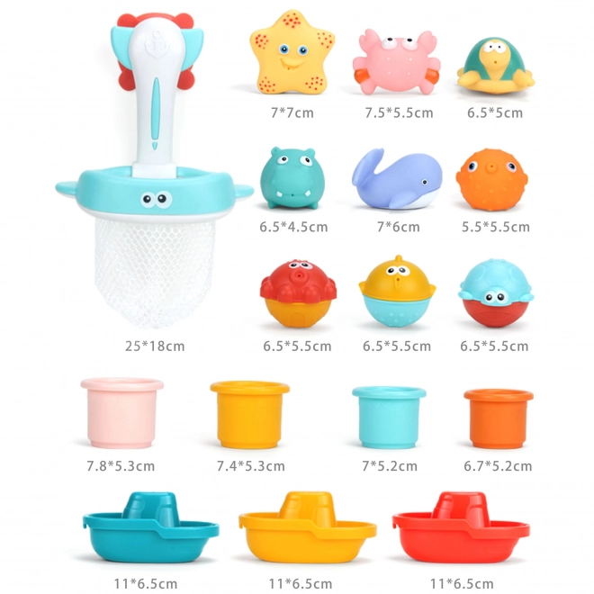 Set bagno e sabbia Woopie bambino