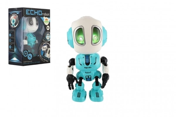 Robot ECHO blu con luci e suoni