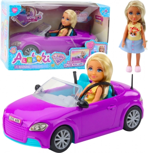 Mini bambola Ankiki cabriolet viola