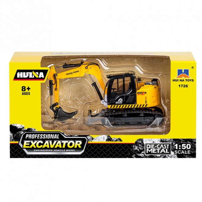 Escavatore cingolato in metallo con ribaltabile Huina 1:50