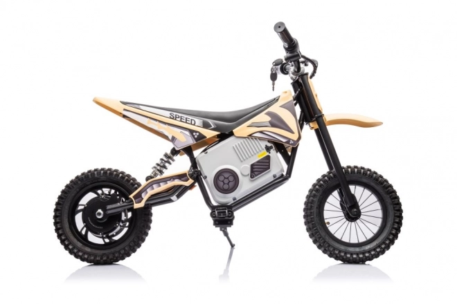 Moto cross elettrico khaki per bambini