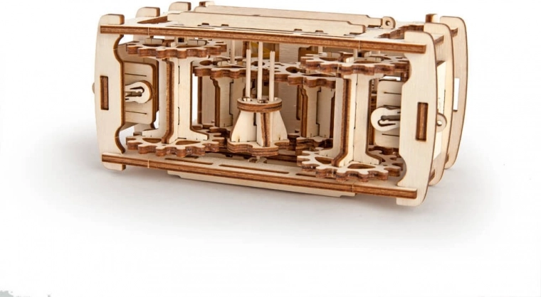 Meccanica a vista e pratico vano portaoggetti