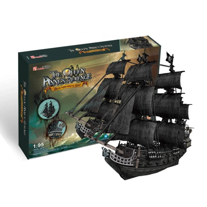 Puzzle 3D grande set nave pirata Vendetta