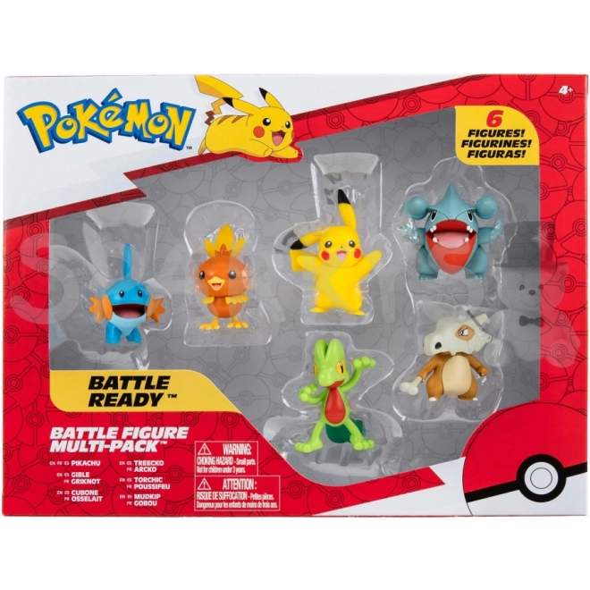 Set di 6 figurine Pokémon