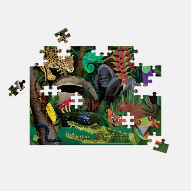 Puzzle doppio Rainforest sopra e sotto 100 pezzi