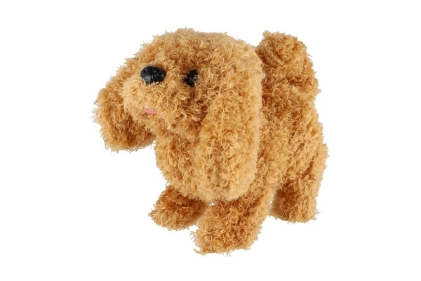 Cane interattivo peluche 18 cm a batteria