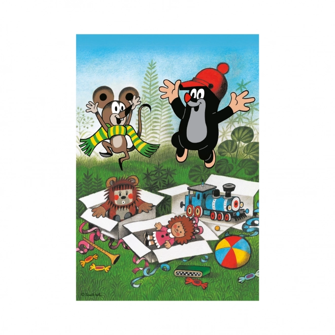 Puzzle Krtek Felice 2x48 pezzi 18x26cm in scatola