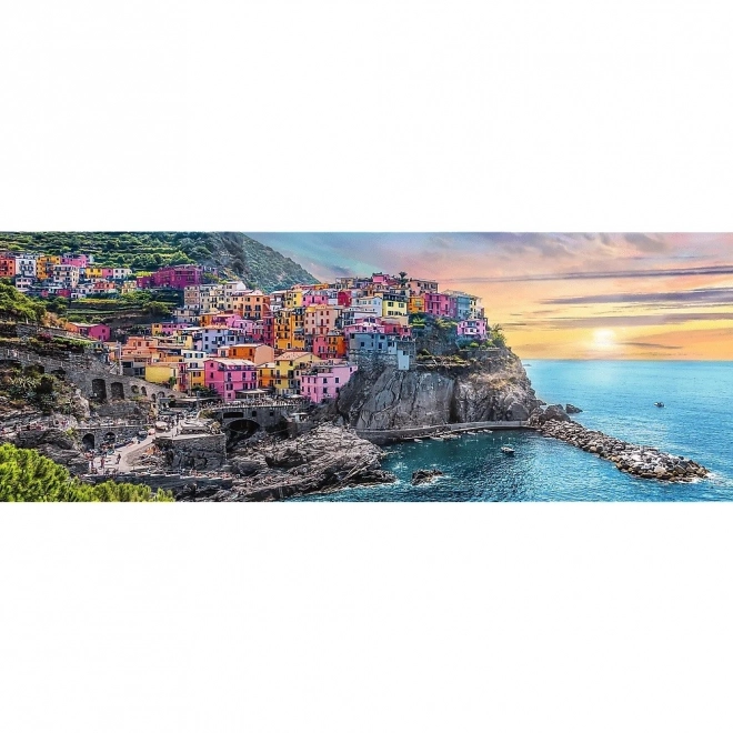 Puzzle Panorama Vernazza al Tramonto Trefl 500 Pezzi