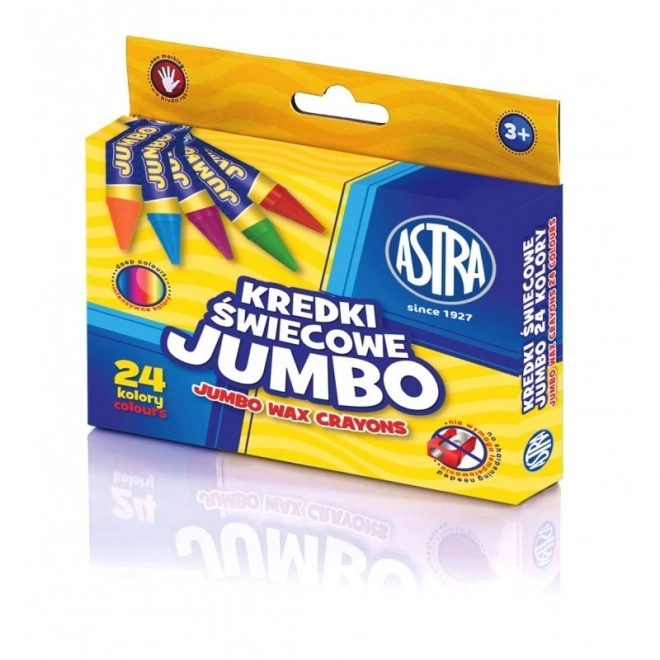 ASTRA Pastelli a Cera Jumbo 24 pezzi